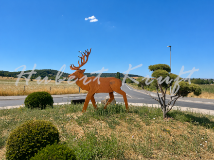 Hirschskulptur für den Hochwildpark Rheinland in Kommern - 2026